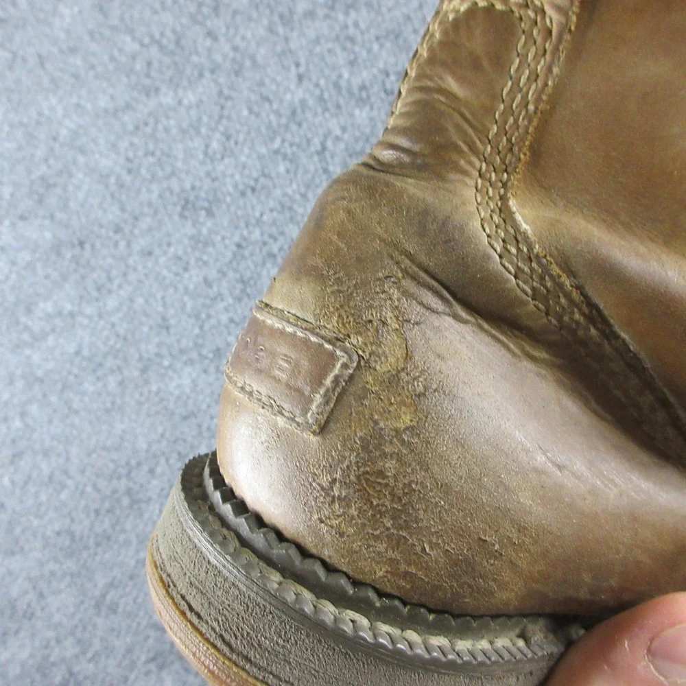 Sorel Boots Mens Size 9.5 Brown Leather Waterproof Lace Up Madson NM3472-286